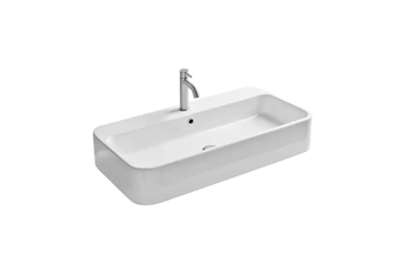 Lavabo Cosa 100 håndvask 100 x 45 cm m/hanehul, hvid